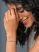 CLARA 925 Pure Silver Designer Hand Bracelet