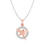 Silver Butterfly Pendant Chain Necklace