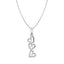 CLARA 925 Sterling Silver 3 Heart Pendant Chain Necklace 