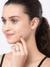 CLARA Pure 925 Sterling Silver Rocco Adjustable Ring Gift for Women and Girls | Partial Matte Finish