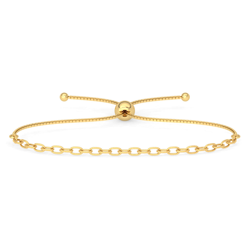 CLARA 925 Pure Silver Texture Chain Bracelet