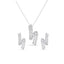 Silver Curl Jewellery Set
