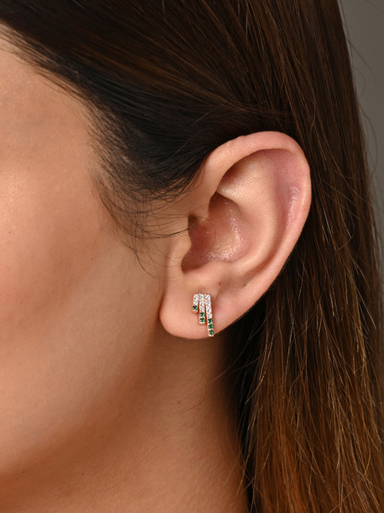 CLARA 925 Sterling Silver Blanca Earrings 