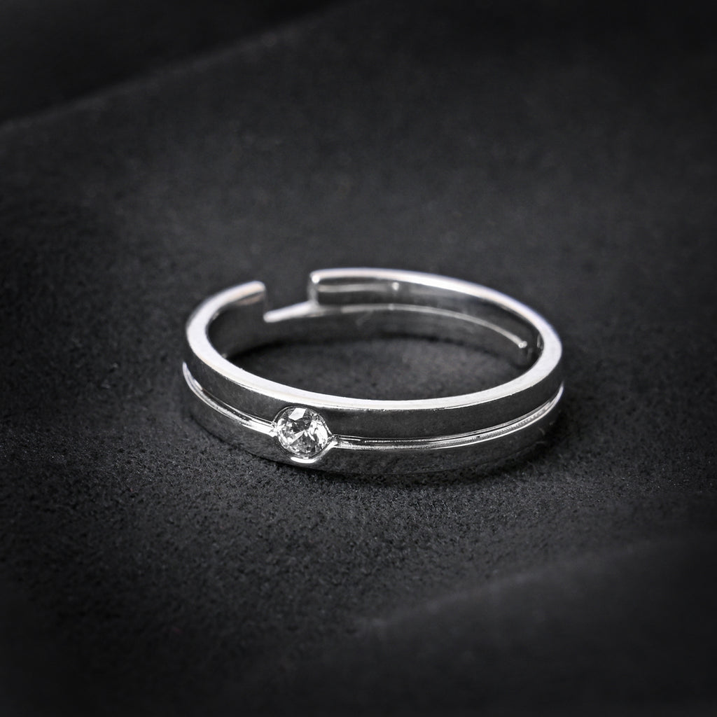CLARA Real 925 Sterling Silver Magnus Band Ring 