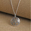 CLARA 925 Sterling Silver Bunch of Star Pendant Chain Necklace 