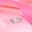 Silver Alma Princess Cut Solitaire Ring