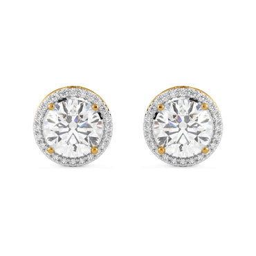 CLARA 925 Sterling Silver Talia Earrings with Screw Back 