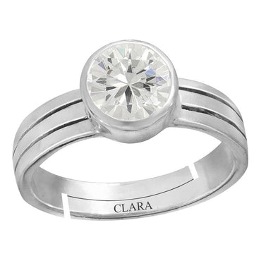 Certified Zircon 9.3cts or 10.25ratti 92.5 Sterling Silver Adjustable Ring
