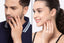 CLARA Pure 925 Sterling Silver Eternity Adjustable Couple Band, Promise Rings for Lovers