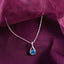 CLARA 925 Sterling Silver Isla Pendant Chain Necklace 