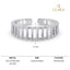 CLARA Pure 925 Sterling Silver Daily wear Finger Ring 