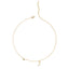 CLARA 925 Sterling Silver Minimal Charm Necklace Chain 