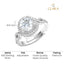 Silver Swirl Solitaire Ring