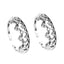 Silver Crown Toe Rings Pair