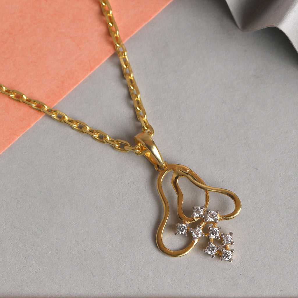 CLARA 925 Sterling Silver Eden Pendant Chain Necklace 