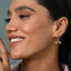 Silver Whale Tail Dangler Earrings
