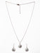 CLARA 925 Sterling Silver Hermosa Pendant Earring Chain Jewellery Set 