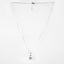 Silver Two Hearts Pendant Chain