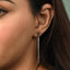 Silver Sally Long Earrings
