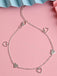 CLARA 925 Sterling Silver Heart Anklet Payal (Single ) Adjustable Chain Gift for Women and Girls