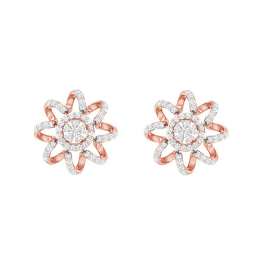 CLARA 925 Sterling Silver Anna Earrings with Screw Back 