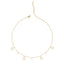 Silver Star & Pearl Charm Necklace Chain