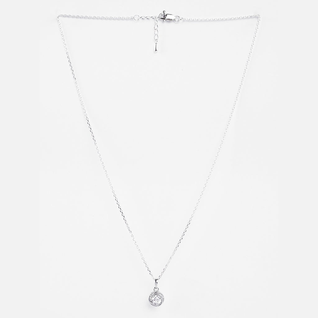 Silver Renzo Designer Pendant Chain