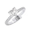Silver Karine Heart Solitaire Promise Ring