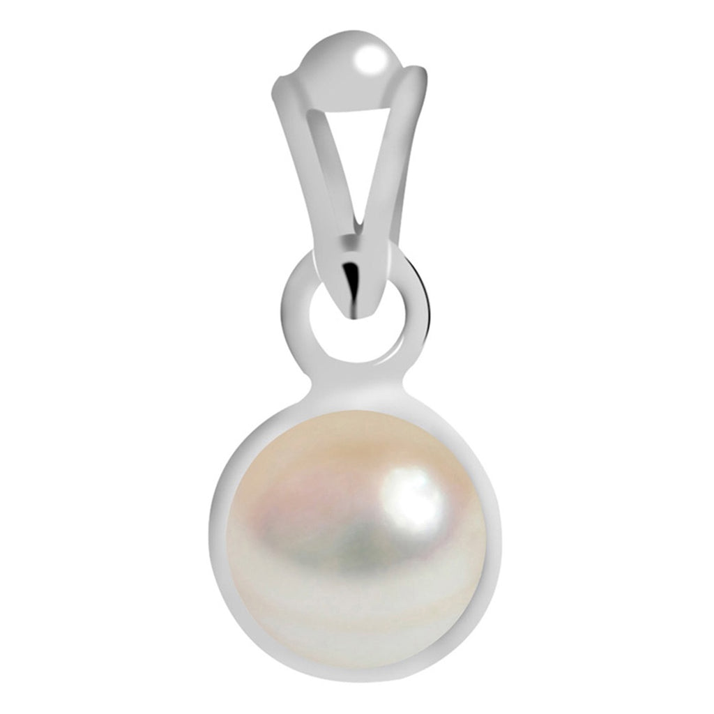Certified Pearl (Moti) Silver Pendant 5.5cts or 6.25ratti