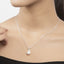 Clara 925 Sterling Silver Classic Pearl Pendant with Chain Gift for Women and Girls