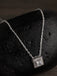 CLARA 925 Sterling Silver Rhodium Plated Princess Pendant with Chain Gift for Women and Girls