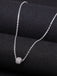 CLARA 925 Sterling Silver Rhodium Plated Ball Pendant with Chain Gift for Women and Girls