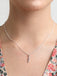 CLARA 925 Sterling Silver Love Pendant Chain Necklace 