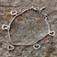 CLARA Made with Swiss Zirconia 925 Sterling Silver Charms Solitaire Bracelet Gift for Women and Girls