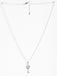 CLARA 925 Sterling Silver Key Pendant Chain Necklace 