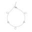 Silver Heart Anklet Payal (Single ) Chain