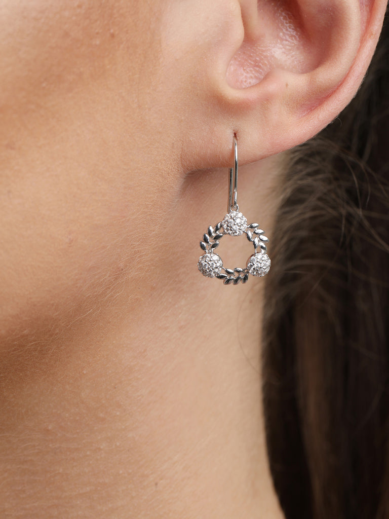 CLARA 925 Sterling Silver Alma Earrings 