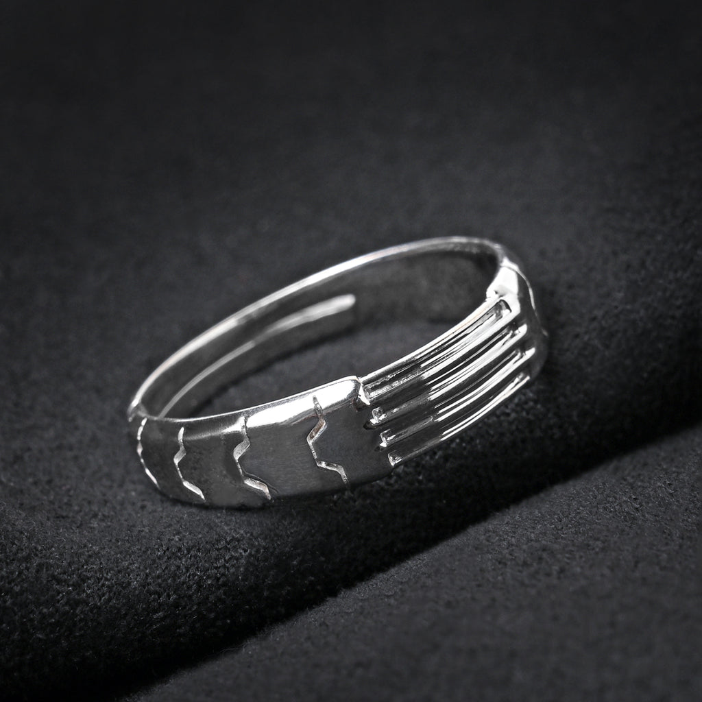 CLARA Real 925 Sterling Silver Designer Band Ring 