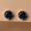 CLARA 925 Sterling Silver Royal Blue Studs Earrings Gift for Kids Girls 