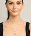 CLARA 925 Sterling Silver Melba Pendant Chain Necklace 