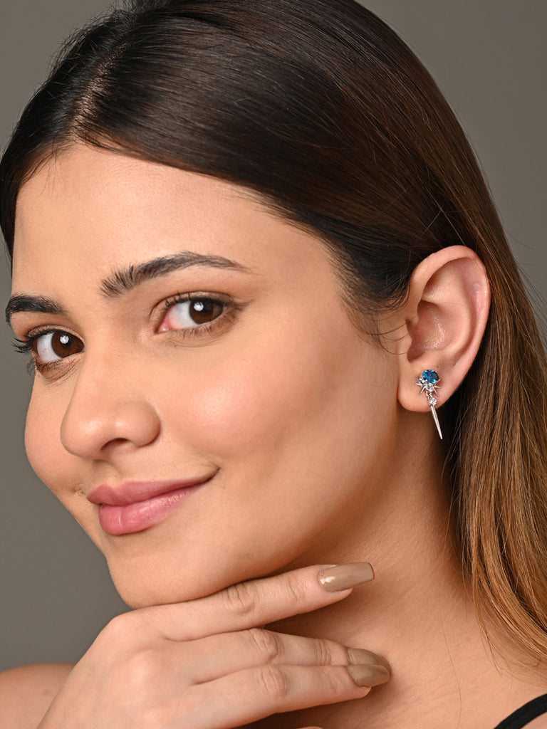 CLARA 925 Sterling Silver Dolores Earrings 