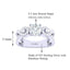 CLARA Made with Swiss Zirconia 925 Sterling Silver Round Solitaire Ring Gift for Women and Girls