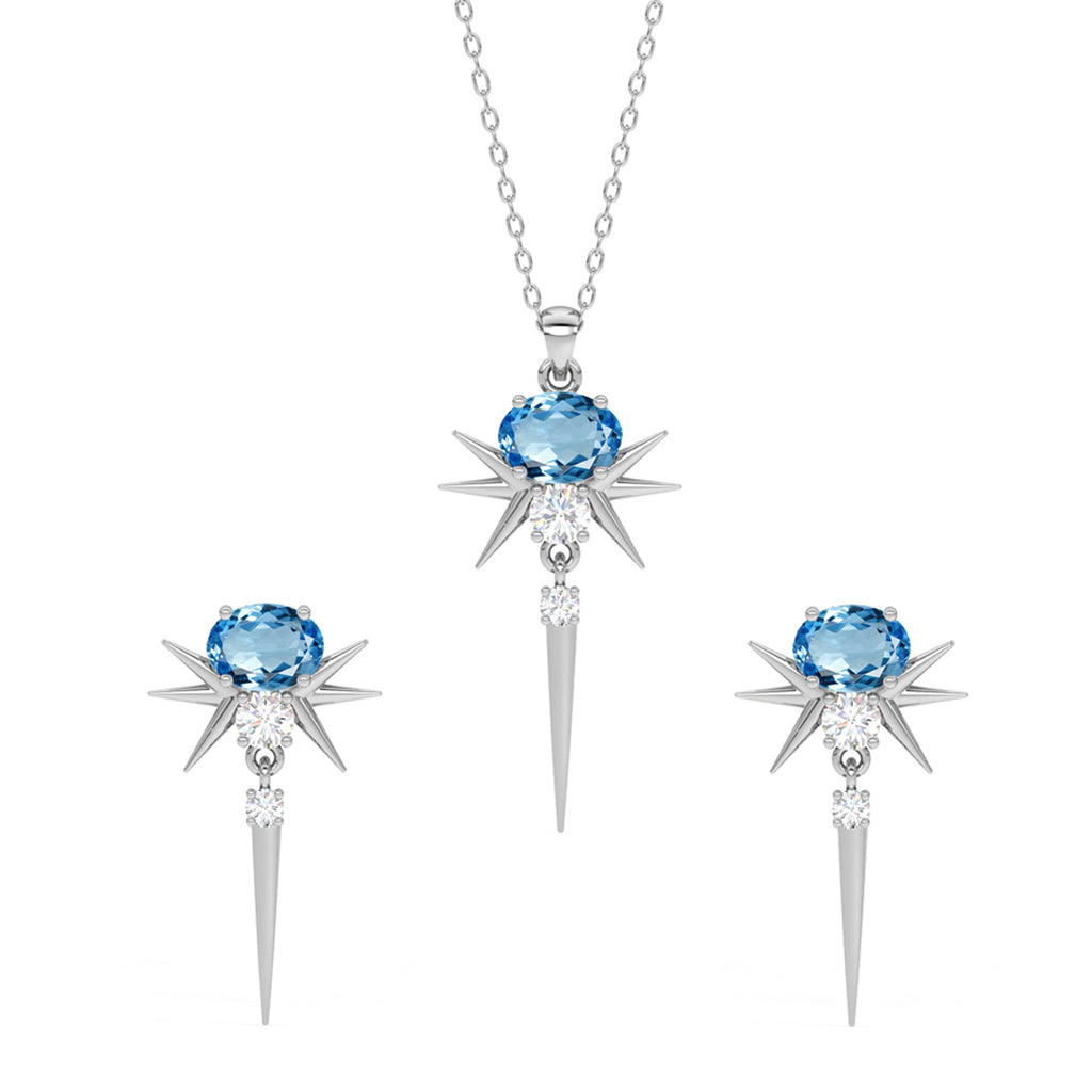 Silver Dolores Jewellery Set