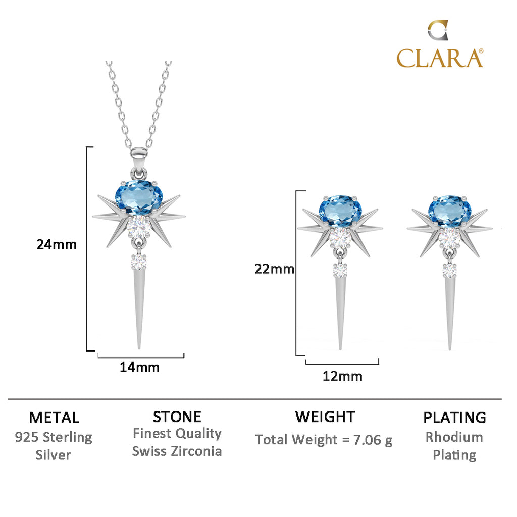 Silver Dolores Jewellery Set