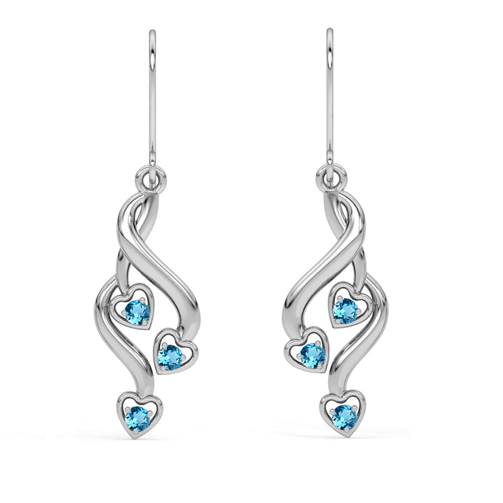 Silver Valentina Earrings