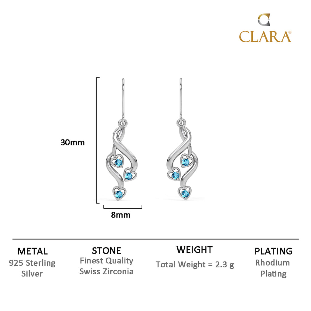 Silver Valentina Earrings