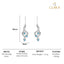 Silver Valentina Earrings