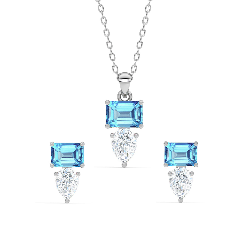 Silver Vistosa Jewellery Set