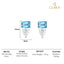 Silver Vistosa Earrings