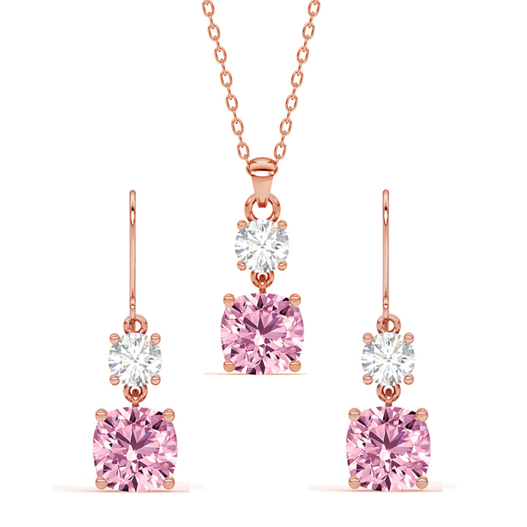 Silver Rosa Jewellery Set